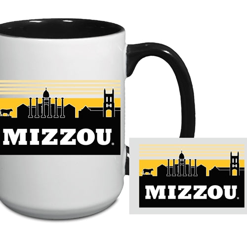 Mizzou Tigers Sky Scape University of Missouri White Ceramic Mug