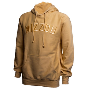 Mizzou Tonal Embroidered Yellow Hoodie