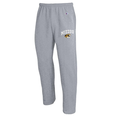 Mizzou Tiger Head Champion® Grey Sweatpants