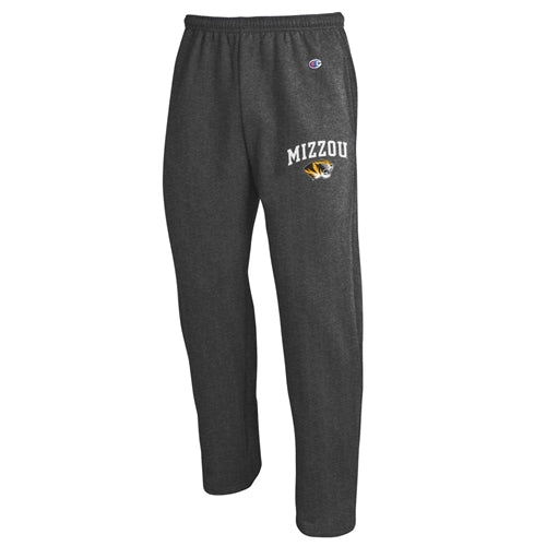 Mizzou Tiger Head Champion® Charcoal Grey Sweatpants