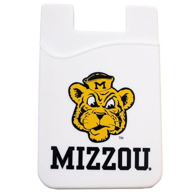 Mizzou Beanie Truman Tiger White Silicone ID Holder