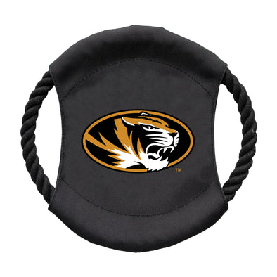 Mizzou Oval Tiger Head  Flying Disc Pet Toy