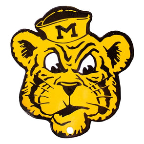 Mizzou Beanie Tiger Gold Steel Magnet