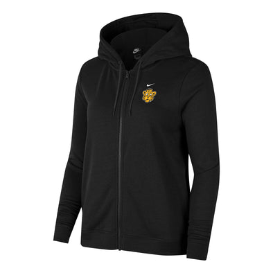 Mizzou Nike® 2022 Women's Full Zip Beanie Tiger Black Sweatshirt Jacket
