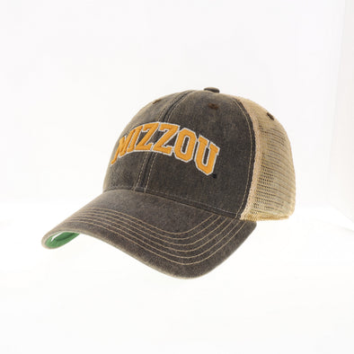 Mizzou Youth Adjustable Trucker Mesh Black Hat
