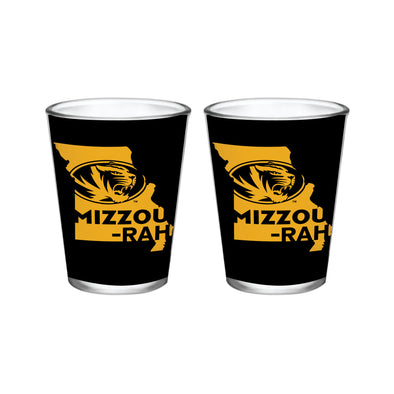 Mizzou Tigers Mizzou-RAH State Black Shot Glass