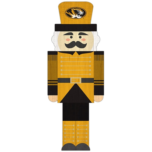 Mizzou Nutcracker Holiday Leaner  Wooden Sign