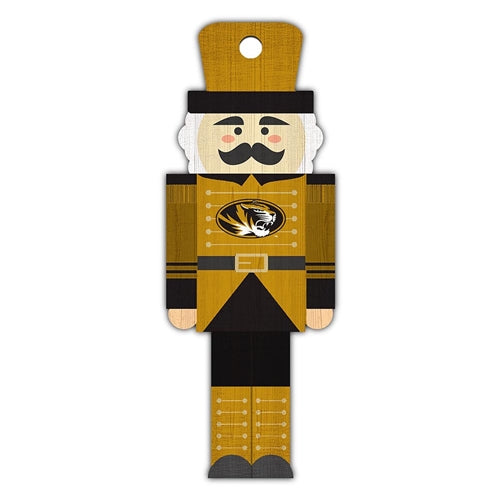 Mizzou Wooden Nutcracker Ornament