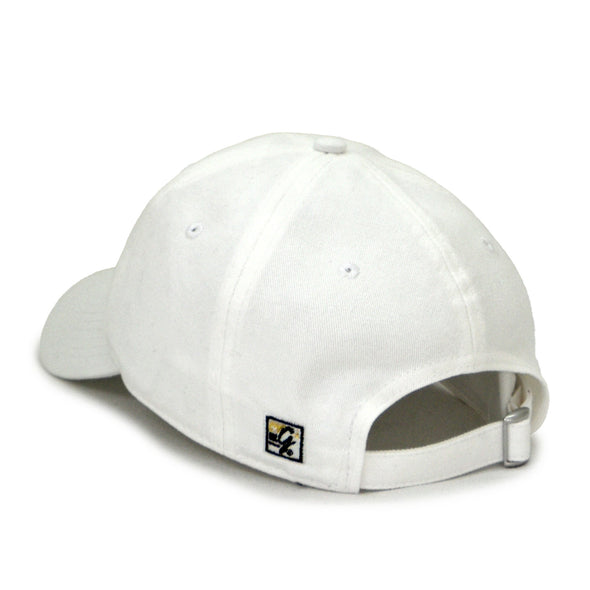 Mizzou Ladies Tiger Head Metallic White Hat