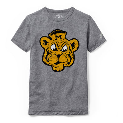 Mizzou Youth Vault Beanie Tiger Grey T-Shirt