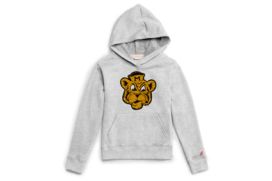 Mizzou Youth Vault Beanie Tiger Logo Grey Hoodie