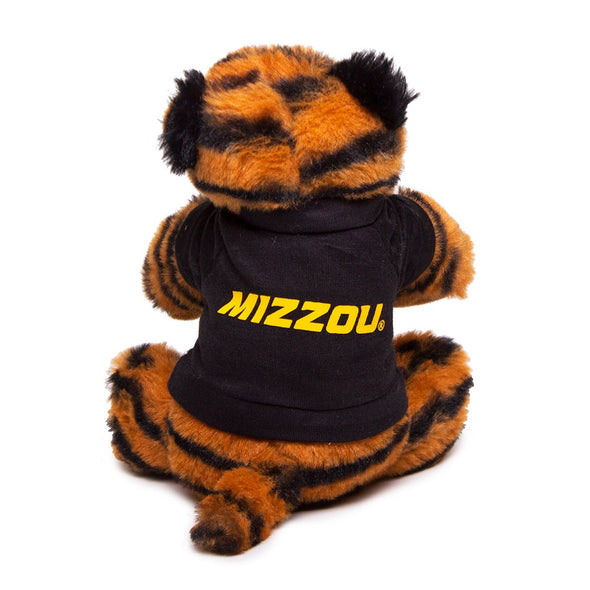Mizzou Plush Safari Tiger with Mizzou Black T-Shirt