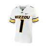 Mizzou Tigers Nike® 2022 Official Replica #1 White Football Jersey