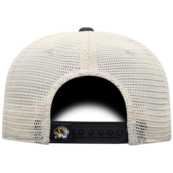 Mizzou Tigers Oval Tiger Head Snapback Off Road Mesh Hat