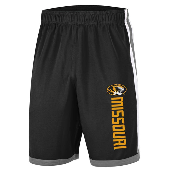 Mizzou Tigers Champion® Oval Tiger Head Mesh Black Shorts
