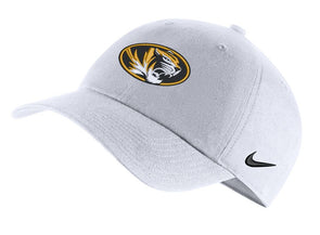 Mizzou Nike® 2022 Oval Tiger Head White Adjustable Hat