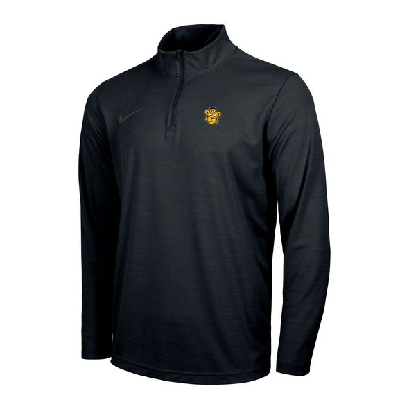 Mizzou Nike® 2022 1/4 Zip Intensity Vault Beanie Tiger Logo Black Long Sleeve