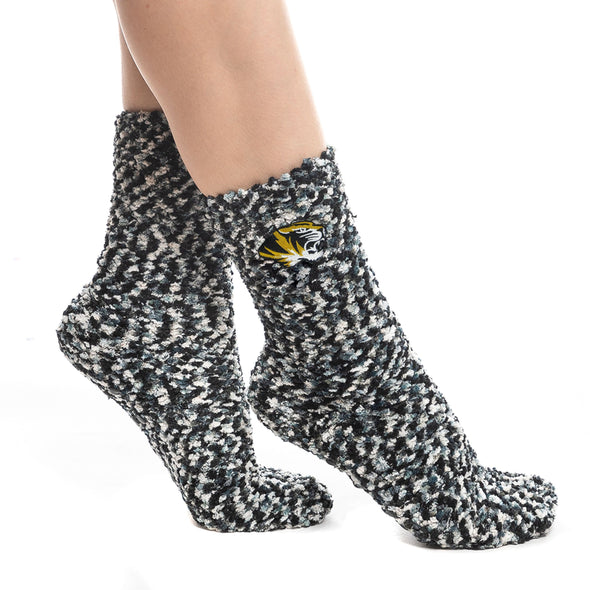 Mizzou Tigers Marled Slipper Socks