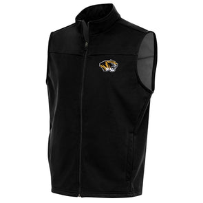 Mizzou Tigers Tiger Head Antigua Golf Links Black Vest