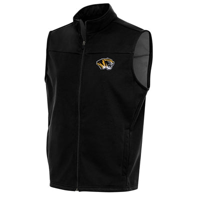 Mizzou Tigers Tiger Head Antigua Golf Links Black Vest
