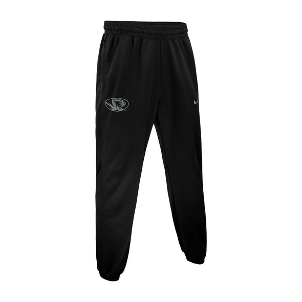 Mizzou Nike® 2022 Spotlight Basketball Oval Tiger Head Black Sweatpants