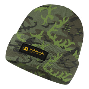 Mizzou Nike® 2022 Oval Tiger Head Knit Camo Beanie