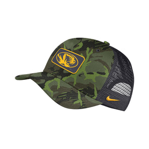 Mizzou Nike® 2022 Trucker Camo American Flag Adjustable Hat