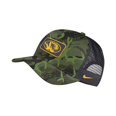 Mizzou Nike® 2022 Trucker Camo American Flag Adjustable Hat