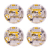 Mizzou Julia Gash Assorted Logo Coasters