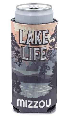 Mizzou Tigers Lake Life Slim Can Holder Mizzou Wilderness