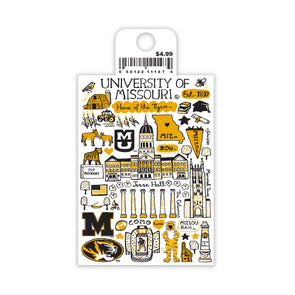 Mizzou Tigers Julia Gash Sticker