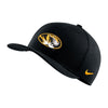 Mizzou Nike® 2023 Swoosh Flex Oval Tiger Head Black Hat