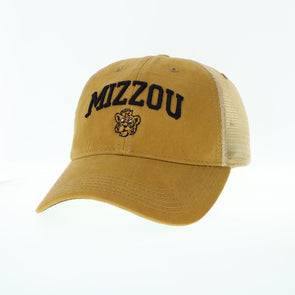 Mizzou Tigers Vault Beanie Tiger Logo Gold Trucker Snapback Hat