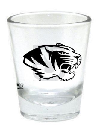 Mizzou Tigers 4 Logo Collector Shot Glass