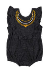 Mizzou Tigers Colosseum Infant Girls Ruffle Gidget Black Onesie