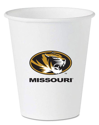 Mizzou Tigers Oval Tiger Head Plastic Cups