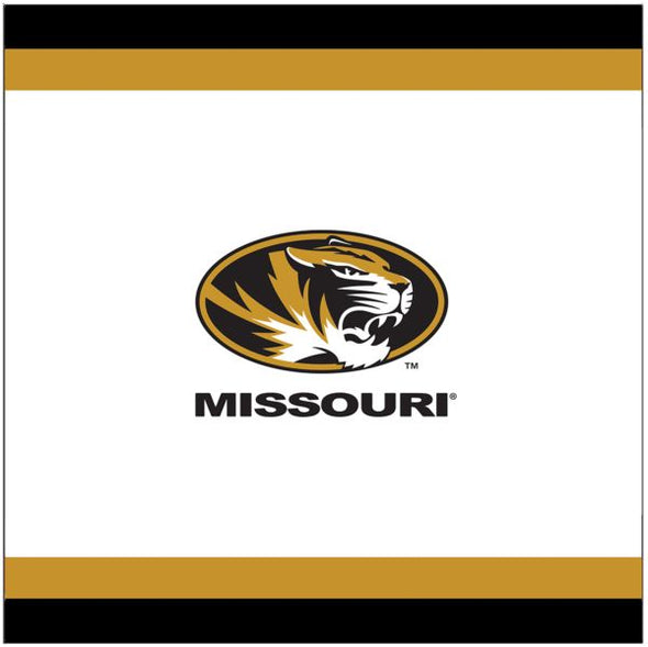 Mizzou Tigers Oval Tiger Head Beverage Napkin