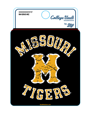 Mizzou Tigers Vinyl Vault Scalloped M Missouri Tigers Sticker