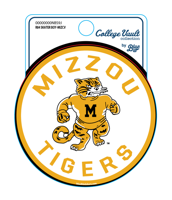 Mizzou Tigers Vinyl Vault Jersey Tiger Sticker