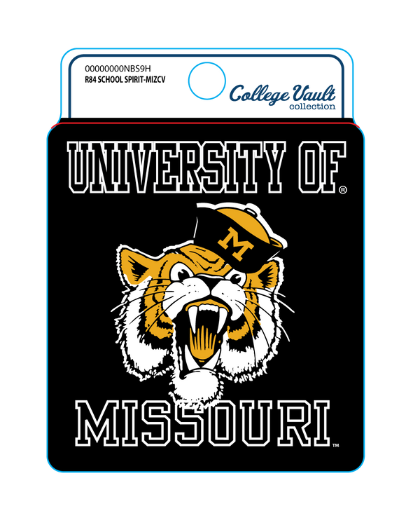 Mizzou Tigers Vinyl Vault Fierce Beanie Tiger Sticker