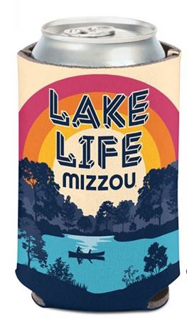 Mizzou Tigers Lake Life Oval Tiger Head Vibes Can Holder