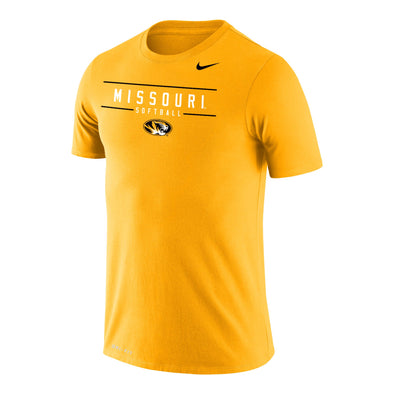 Mizzou Nike® 2023 Missouri Oval Tiger Head Softball Gold T-Shirt