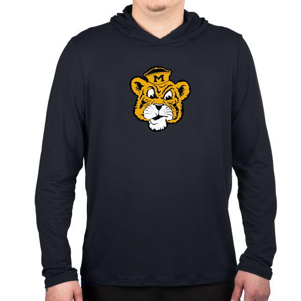 Mizzou Tigers WSI Coach Drinkwitz Vault Beanie Tiger Black Long Sleeve Hoodie