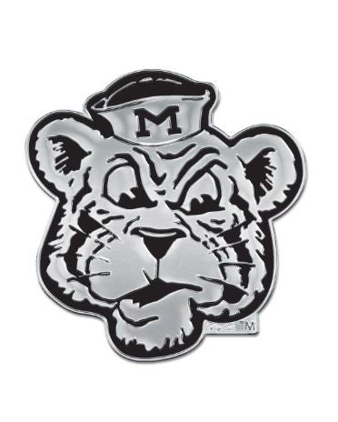 Mizzou Tigers Vault Beanie Tiger Chrome Auto Emblem