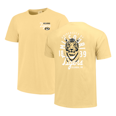 Mizzou Tigers Comfort Colors University of Missouri Gold T-Shirt