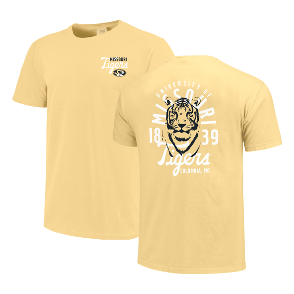 Mizzou Tigers Comfort Colors University of Missouri Gold T-Shirt