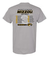 Mizzou Tigers Softball NIL Roster Grey T-Shirt