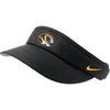 Mizzou Nike® 2022 Sideline Oval Tiger Head Black Visor