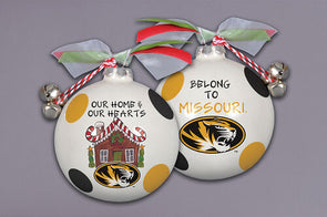 Mizzou Tigers Our Home and Hearts Belong to Missouri Ceramic Ornament