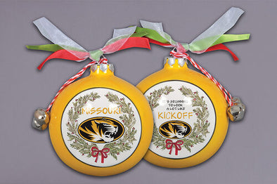 Mizzou Tigers Beginning to Look Like Kickoff Ceramic Ornament